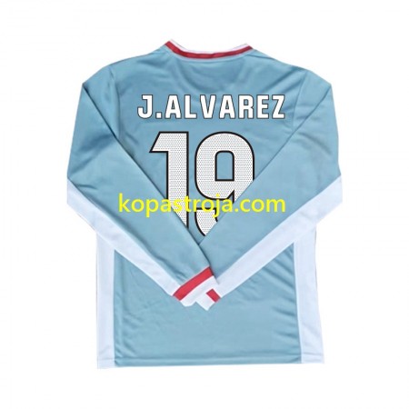 Billiga Fotbollströjor Atlético Madrid Julian Alvarez 19 Borta tröja 2024/25 Långärmad